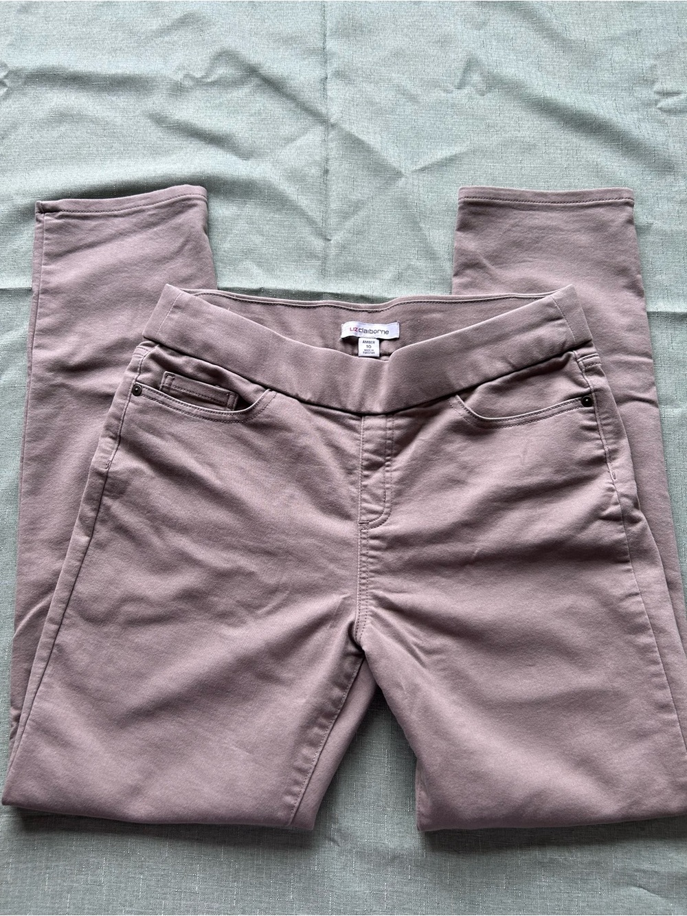 Liz Claiborne Tan Stretch Work Pants